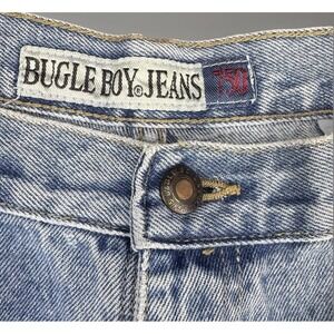 Bugle Boy 750 Jeans Men's 36x34 Light Wash Vintage Denim 90s Grunge